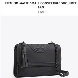 Tory Burch Fleming Matte Convertible Shoulder Bag